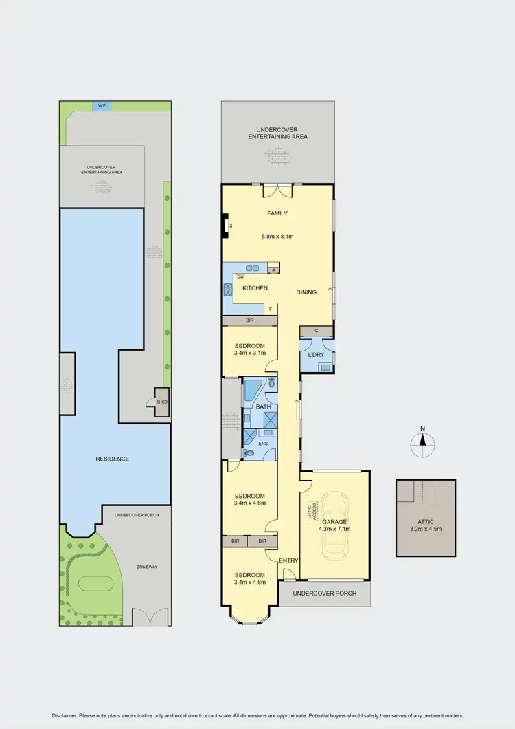 Floorplan of Homely house listing, 34A Prospect Street, Pascoe Vale VIC 3044