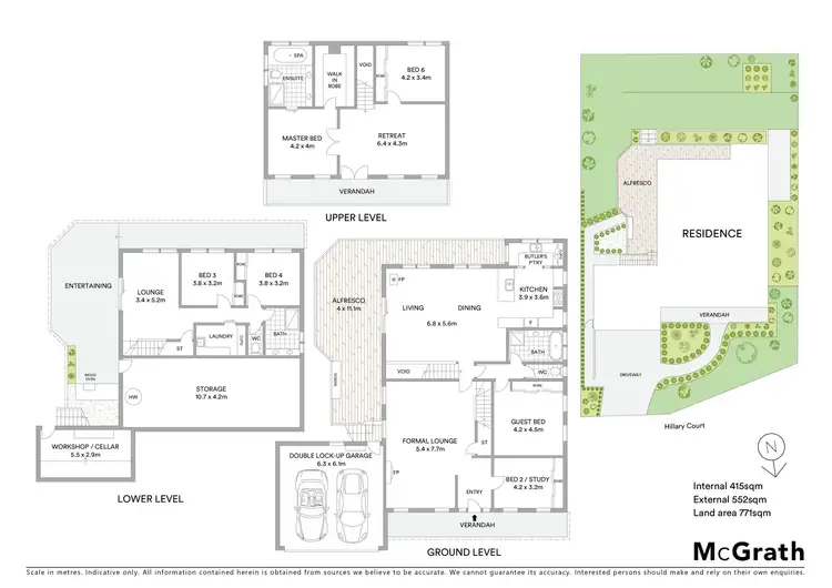 Floorplan of Homely house listing, 4 Hillary Court, Highton VIC 3216