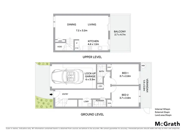 Floorplan of Homely unit listing, 30/5 Oxford Street, Whittington VIC 3219
