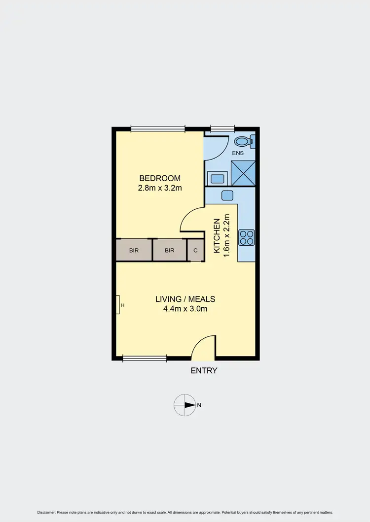 Floorplan of Homely apartment listing, 10/13-15 Dover Street, Flemington VIC 3031