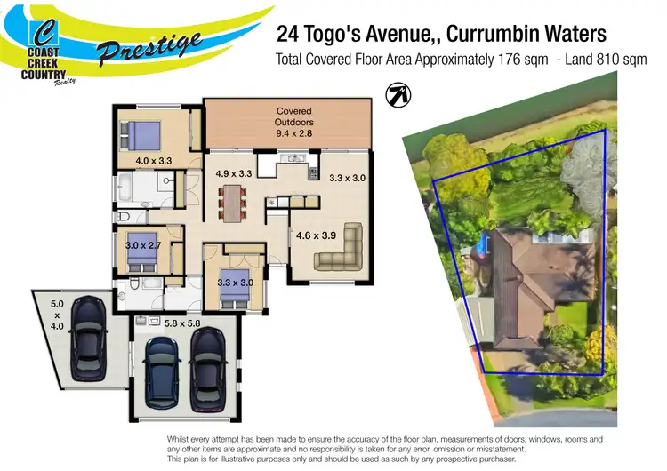 Floorplan of Homely house listing, 24 Togo's Avenue, Currumbin Waters QLD 4223