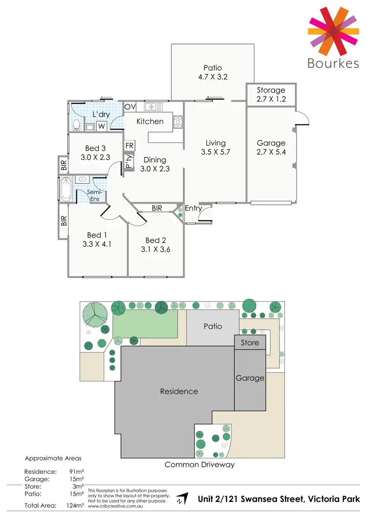 Floorplan of Homely villa listing, 2/121 Swansea Street, East Victoria Park WA 6101