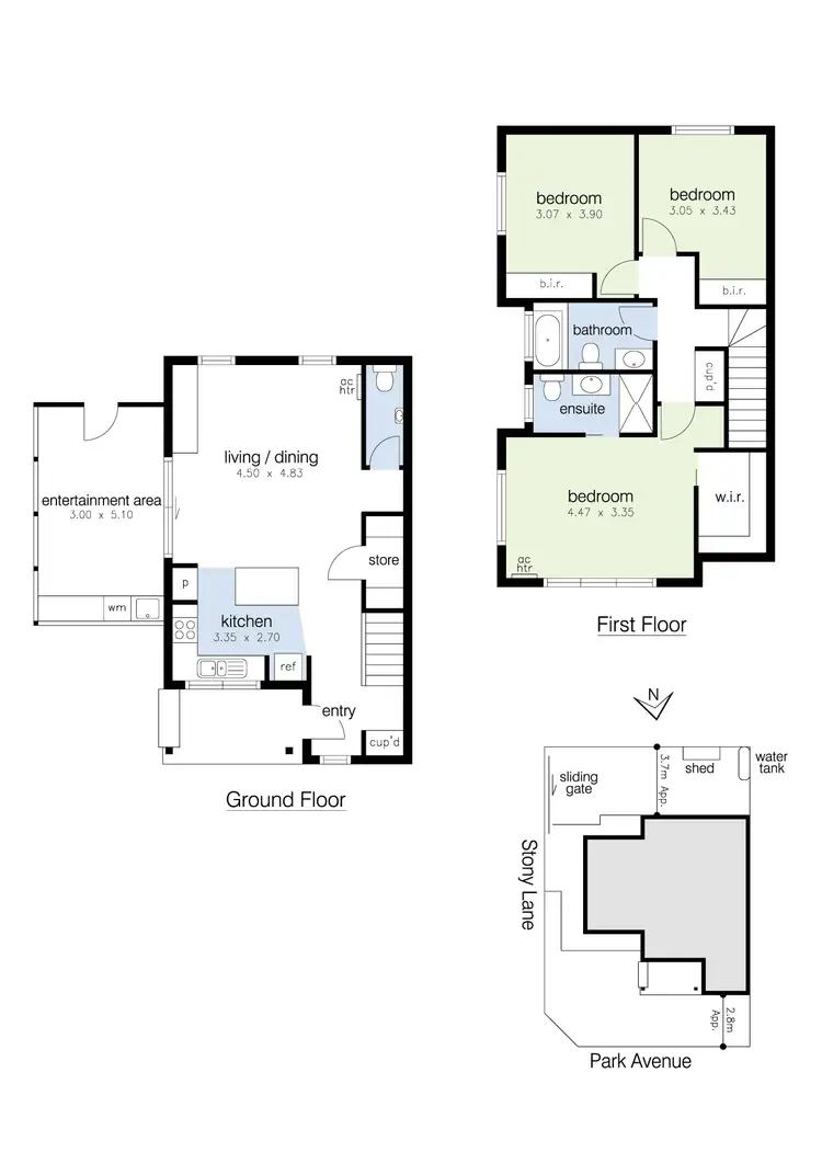 Floorplan of Homely house listing, 13 Park Avenue, West Footscray VIC 3012
