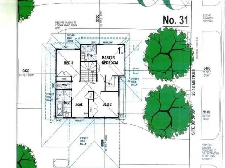 Floorplan of Homely townhouse listing, 1/31 Mccubbin Street, Burwood VIC 3125