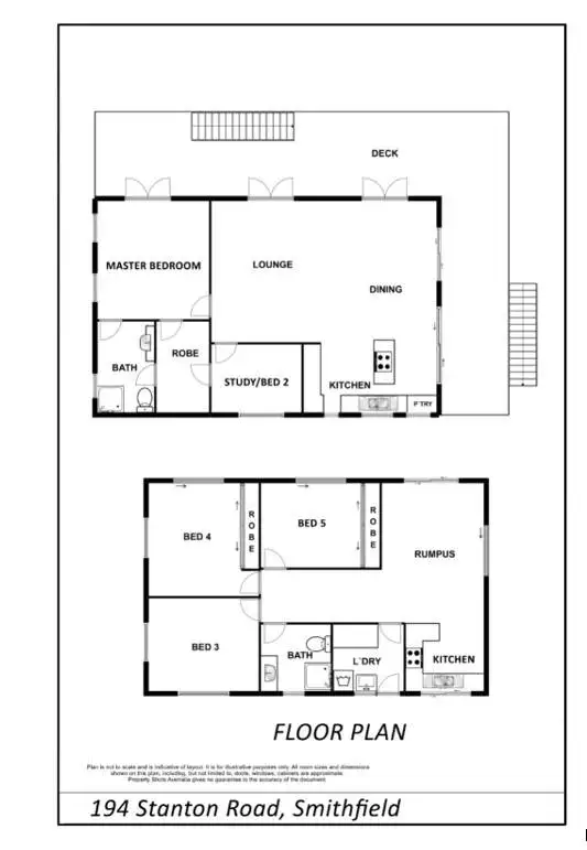 Floorplan of Homely house listing, 194 Stanton Road, Smithfield QLD 4878