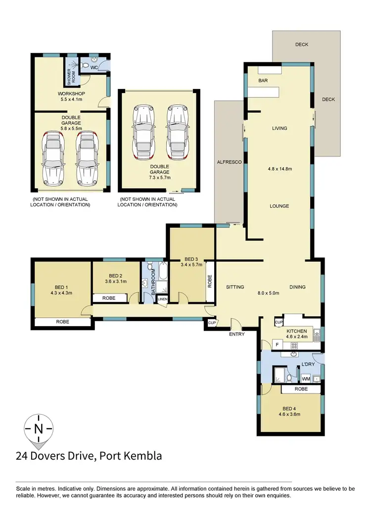 Floorplan of Homely house listing, 24-26 Dovers Drive, Port Kembla NSW 2505