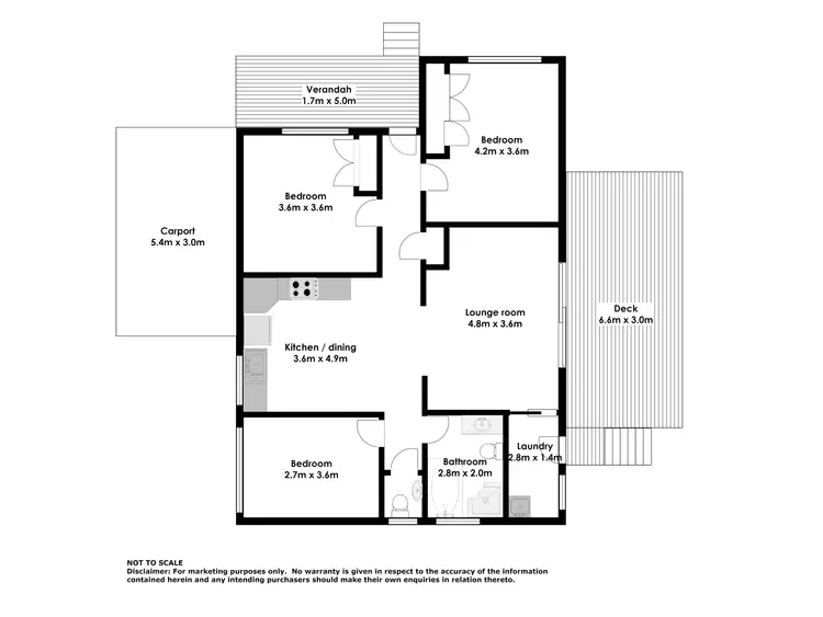 Floorplan of Homely house listing, 68 Tomaree Road, Shoal Bay NSW 2315