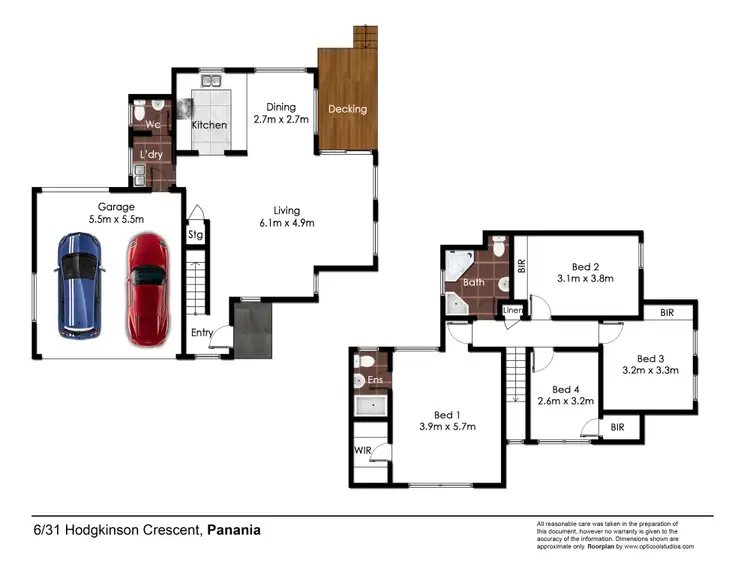 Floorplan of Homely townhouse listing, 6/31 Hodgkinson Crescent, Panania NSW 2213