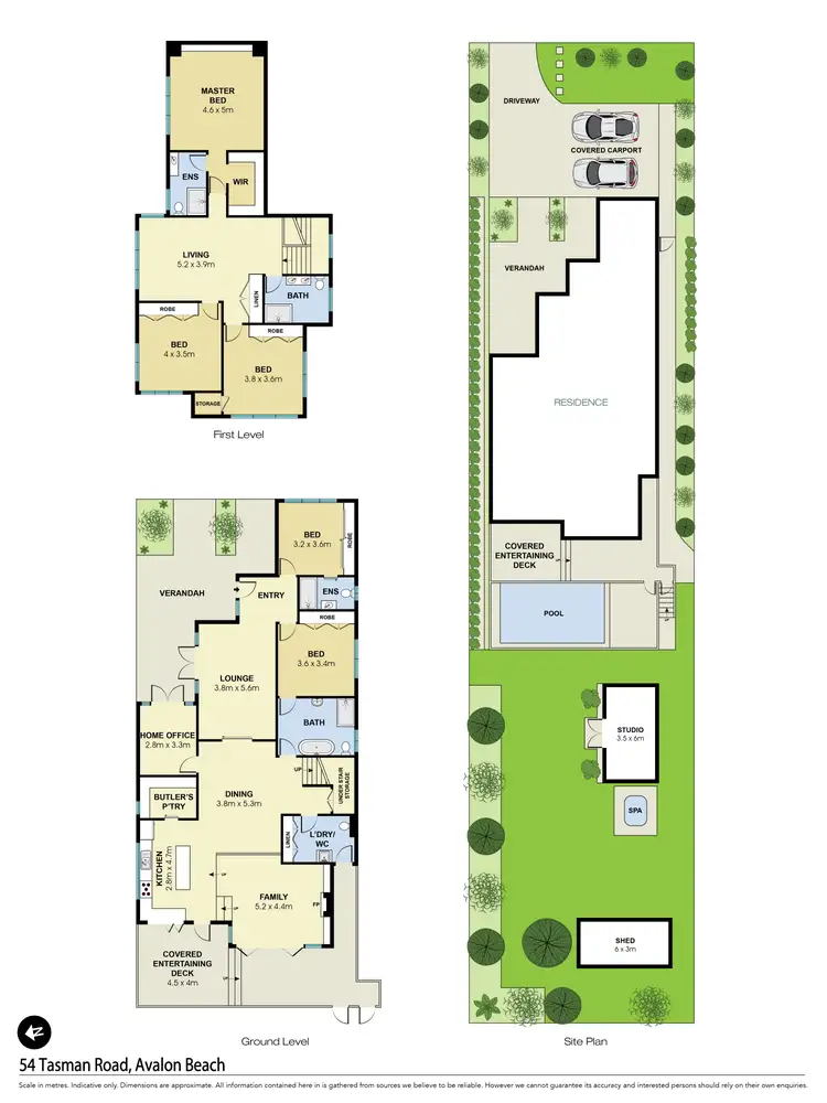 Floorplan of Homely house listing, 54 Tasman Road, Avalon Beach NSW 2107