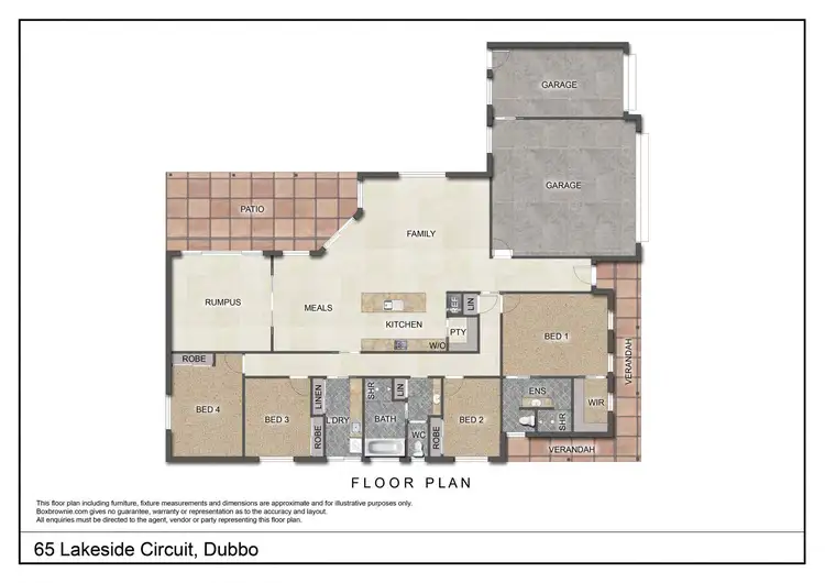 Floorplan of Homely house listing, 65 Lakeside Circuit, Dubbo NSW 2830