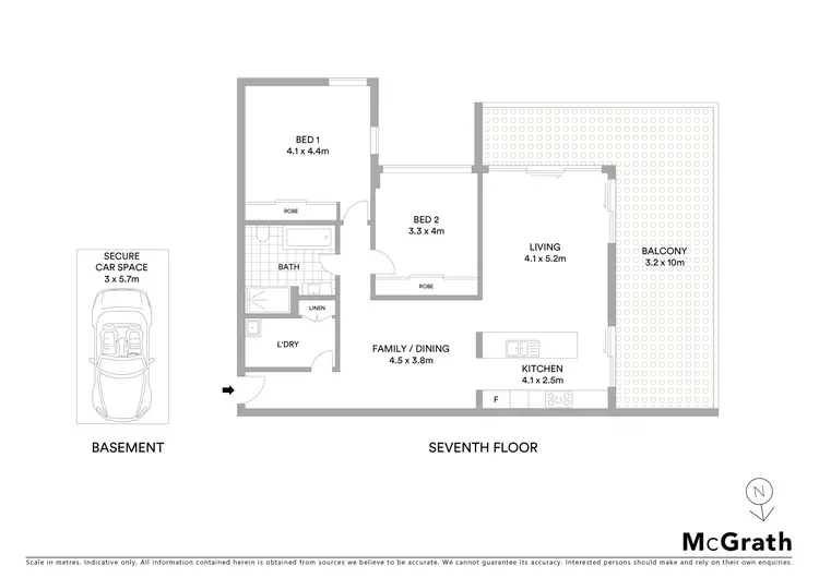 Floorplan of Homely apartment listing, 86/2 Young Street, Wollongong NSW 2500