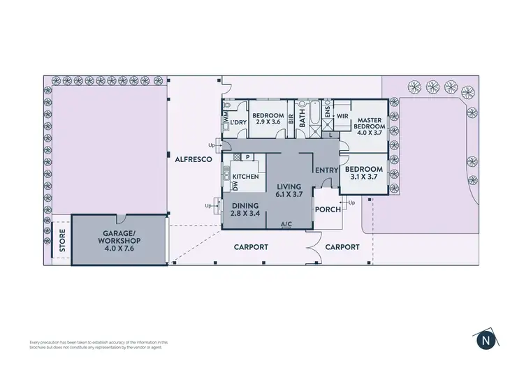 Floorplan of Homely house listing, 25 Mindoro Crescent, Lalor VIC 3075