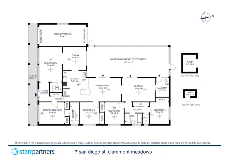 Floorplan of Homely house listing, 7 San Diego Street, Claremont Meadows NSW 2747
