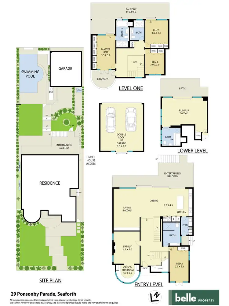Floorplan of Homely house listing, 29 Ponsonby Parade, Seaforth NSW 2092
