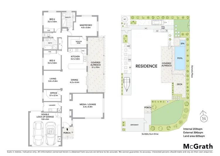 Floorplan of Homely house listing, 6 Scribbly Gum Drive, Meridan Plains QLD 4551