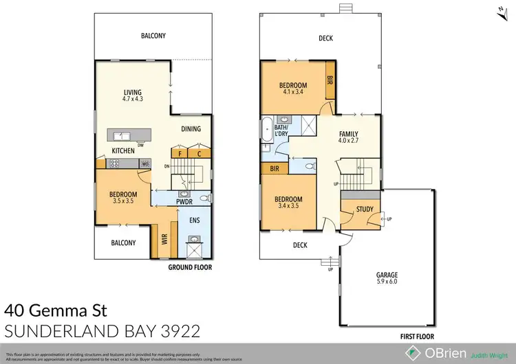 Floorplan of Homely house listing, 40 Gemma Street, Sunderland Bay VIC 3922