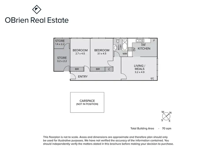 Floorplan of Homely apartment listing, 12/15-17 Karen Street, Highett VIC 3190