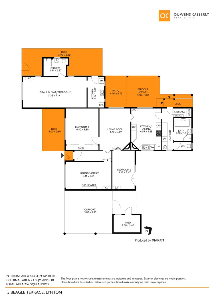 Floorplan of Homely house listing, 5 Beagle Terrace, Lynton SA 5062