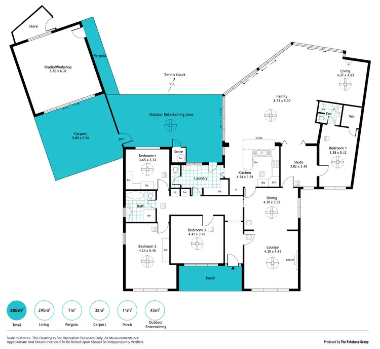 Floorplan of Homely house listing, 2 Sherwin Court, Fulham SA 5024