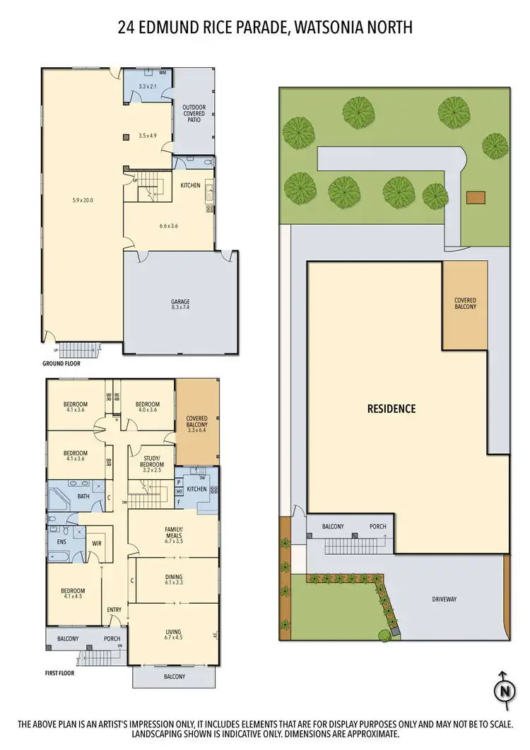 Floorplan of Homely house listing, 24 Edmund Rice Parade, Watsonia North VIC 3087