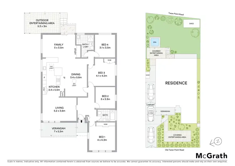 Floorplan of Homely house listing, 34 Old Taren Point Road, Taren Point NSW 2229