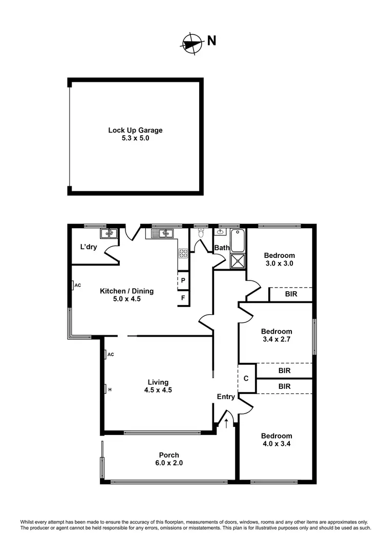 Floorplan of Homely house listing, 199 Mcintyre Road, Sunshine North VIC 3020