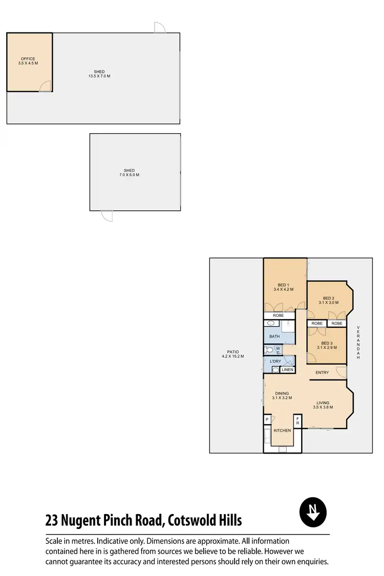 Floorplan of Homely house listing, 23 Nugent Pinch Road, Cotswold Hills QLD 4350