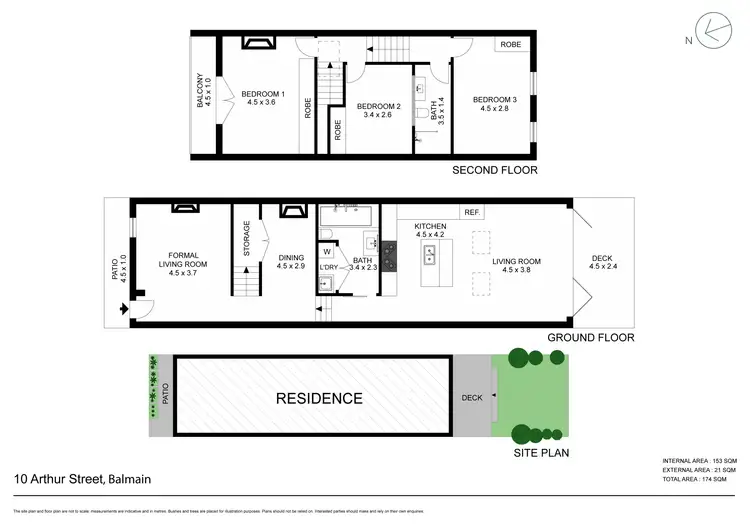 Floorplan of Homely house listing, 10 Arthur Street, Balmain NSW 2041