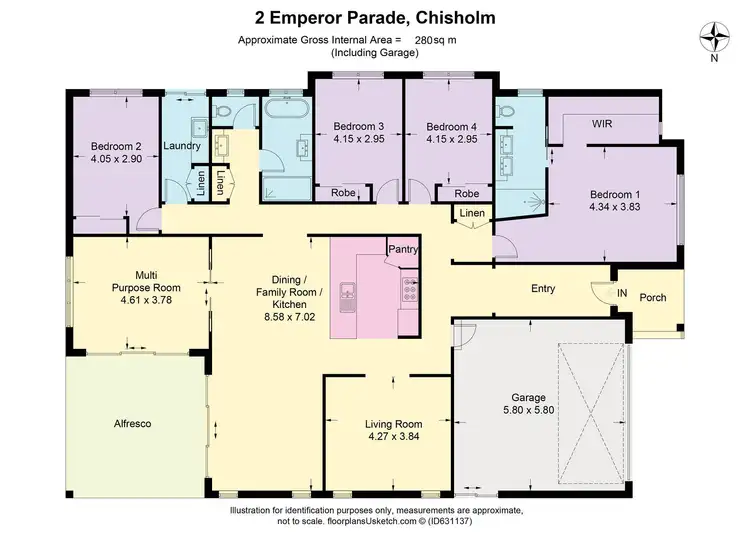 Floorplan of Homely house listing, 2 Emperor Parade, Chisholm NSW 2322