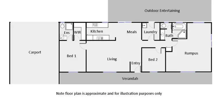 Floorplan of Homely rural property listing, 407 Sculthorpe Road, Nangiloc VIC 3494
