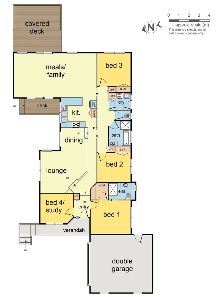 Floorplan of Homely house listing, 140 Nangathan Way, Croydon North VIC 3136