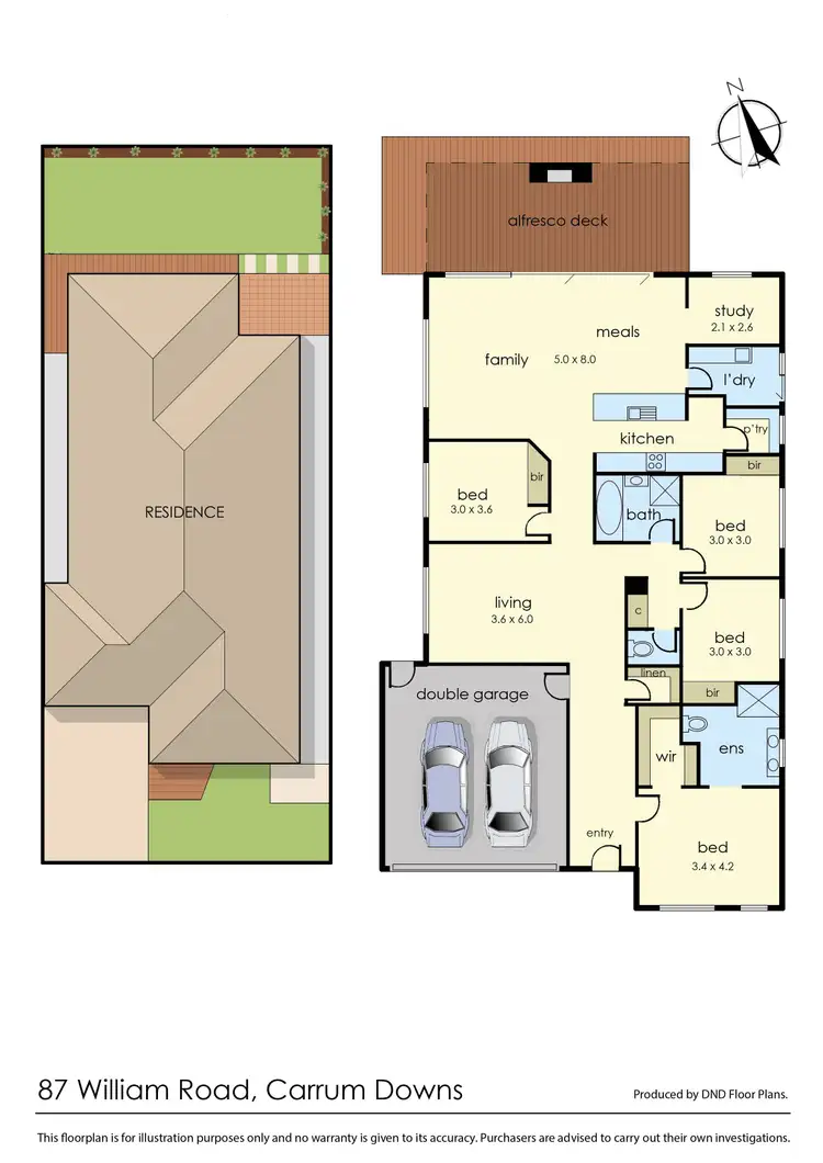 Floorplan of Homely house listing, 87 William Road, Carrum Downs VIC 3201