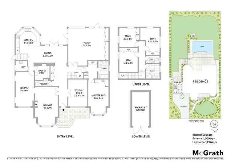Floorplan of Homely house listing, 55 Carrington Road, Wahroonga NSW 2076