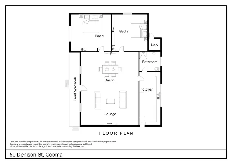 Floorplan of Homely house listing, 50 Denison Street, Cooma NSW 2630