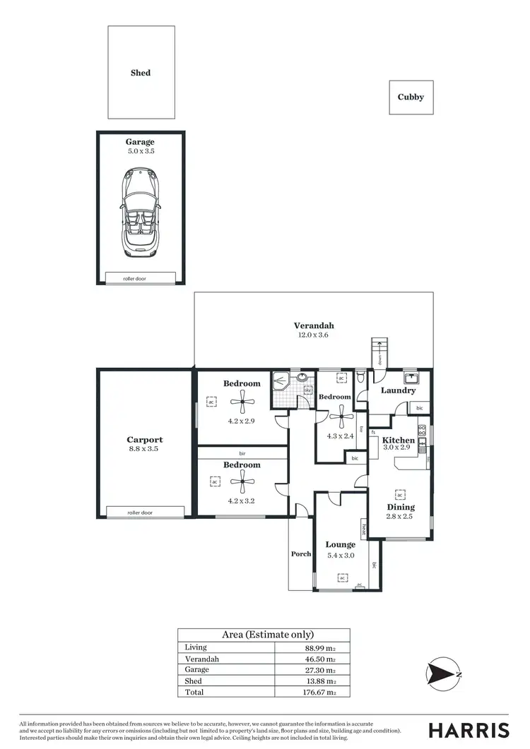 Floorplan of Homely house listing, 32 Barnett Avenue, St Marys SA 5042