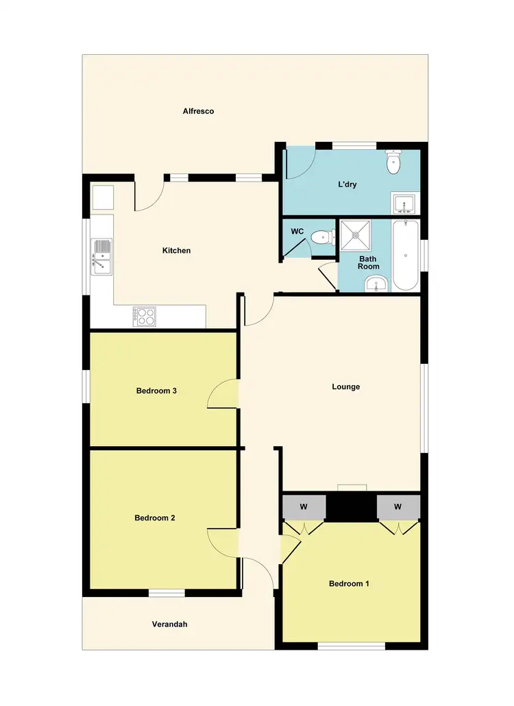 Floorplan of Homely house listing, 623 Bond Street, Golden Point VIC 3350