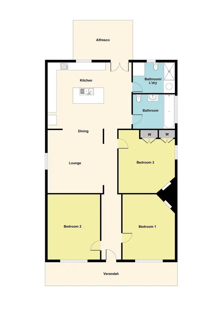 Floorplan of Homely house listing, 505 Barkly Street, Golden Point VIC 3350