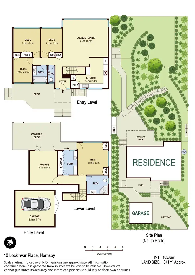 Floorplan of Homely house listing, 10 Lockinvar Place, Hornsby NSW 2077