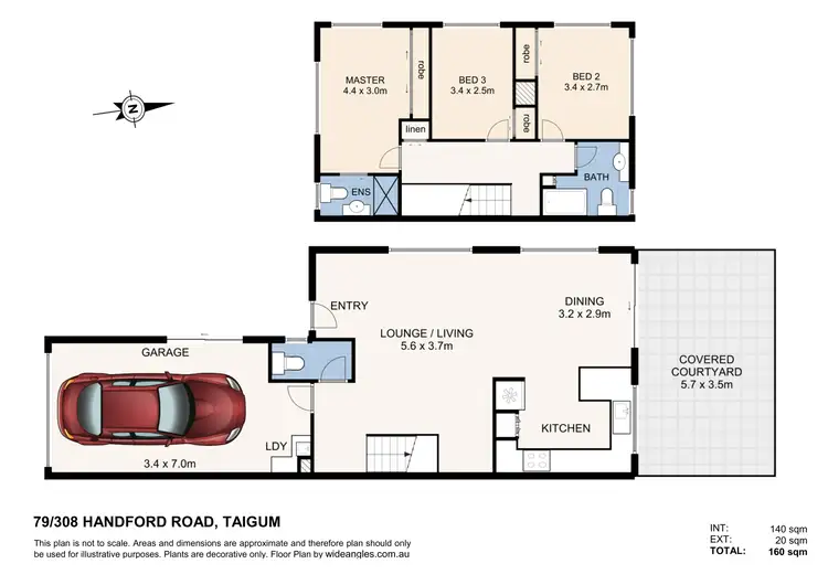 Floorplan of Homely townhouse listing, 79/308 Handford Road, Taigum QLD 4018