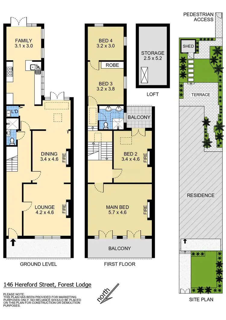 Floorplan of Homely house listing, 146 Hereford Street, Forest Lodge NSW 2037