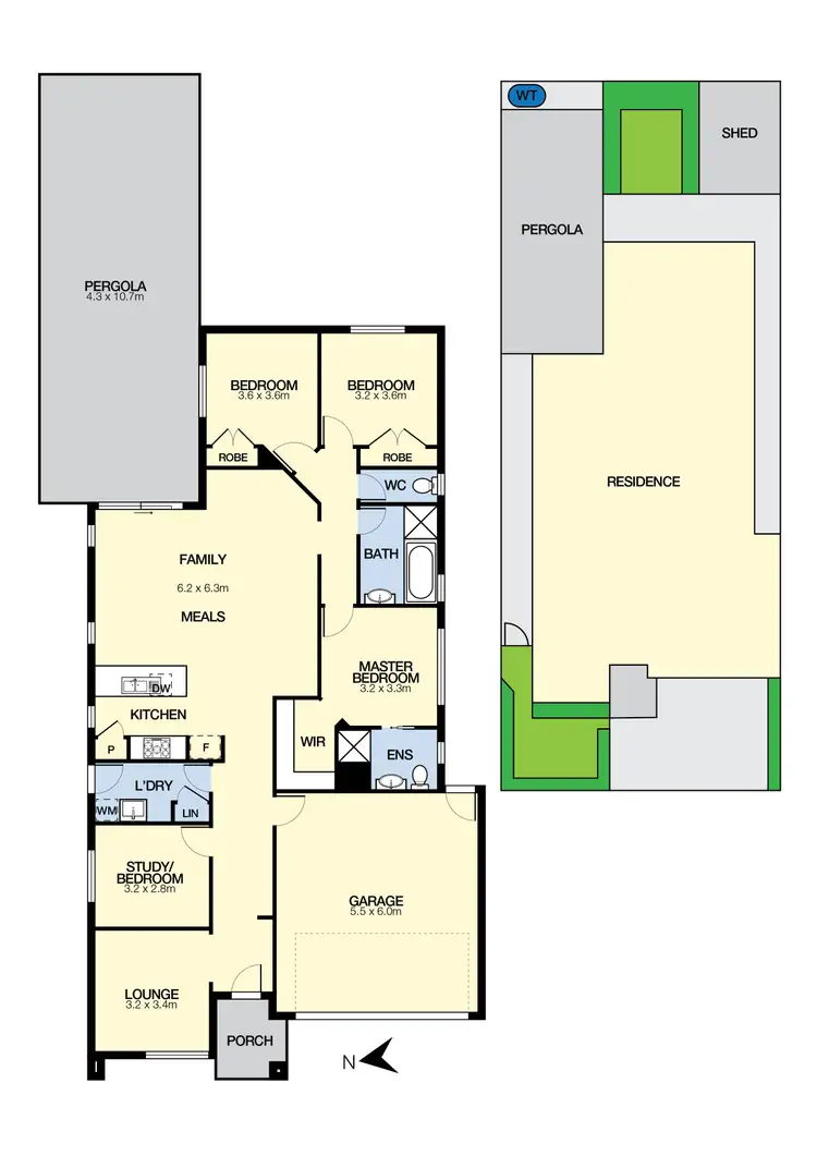 Floorplan of Homely house listing, 23 Woolybush Drive, Tarneit VIC 3029