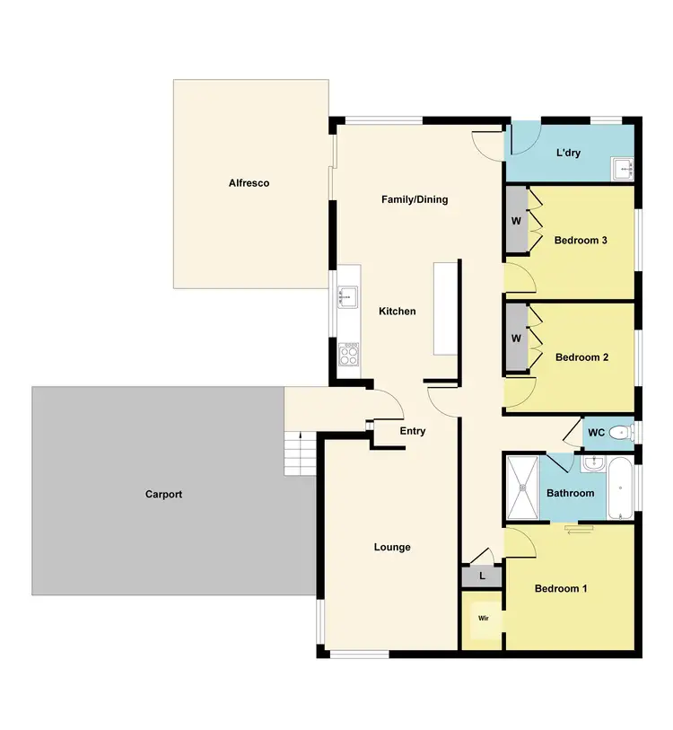 Floorplan of Homely house listing, 11 Kenworthy Place, Mount Pleasant VIC 3350