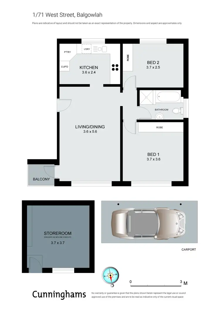 Floorplan of Homely unit listing, 1/71 West Street, Balgowlah NSW 2093