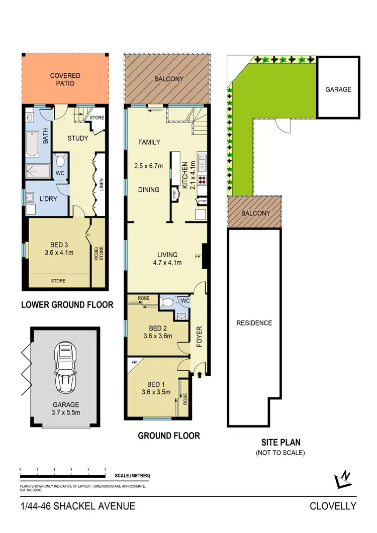 Floorplan of Homely house listing, 1/44-46 Shackel Avenue, Clovelly NSW 2031