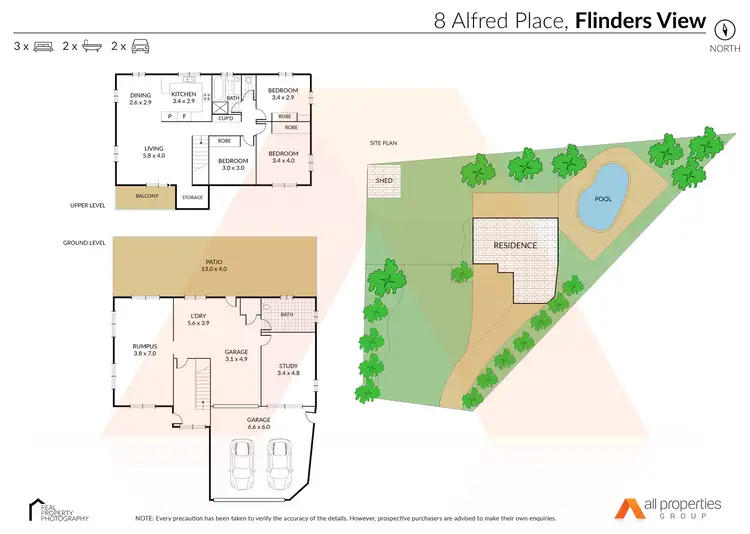 Floorplan of Homely house listing, 8 Alfred Place, Flinders View QLD 4305