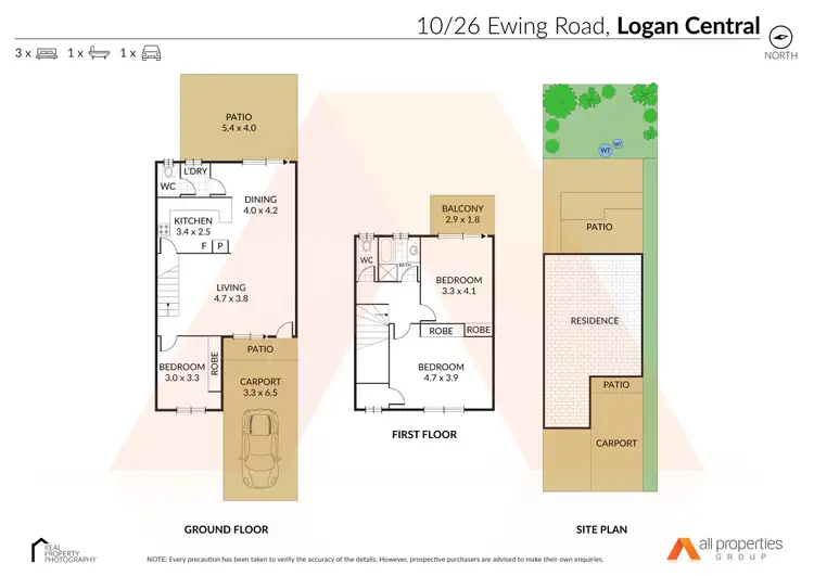 Floorplan of Homely unit listing, 10/26 Ewing Road, Logan Central QLD 4114