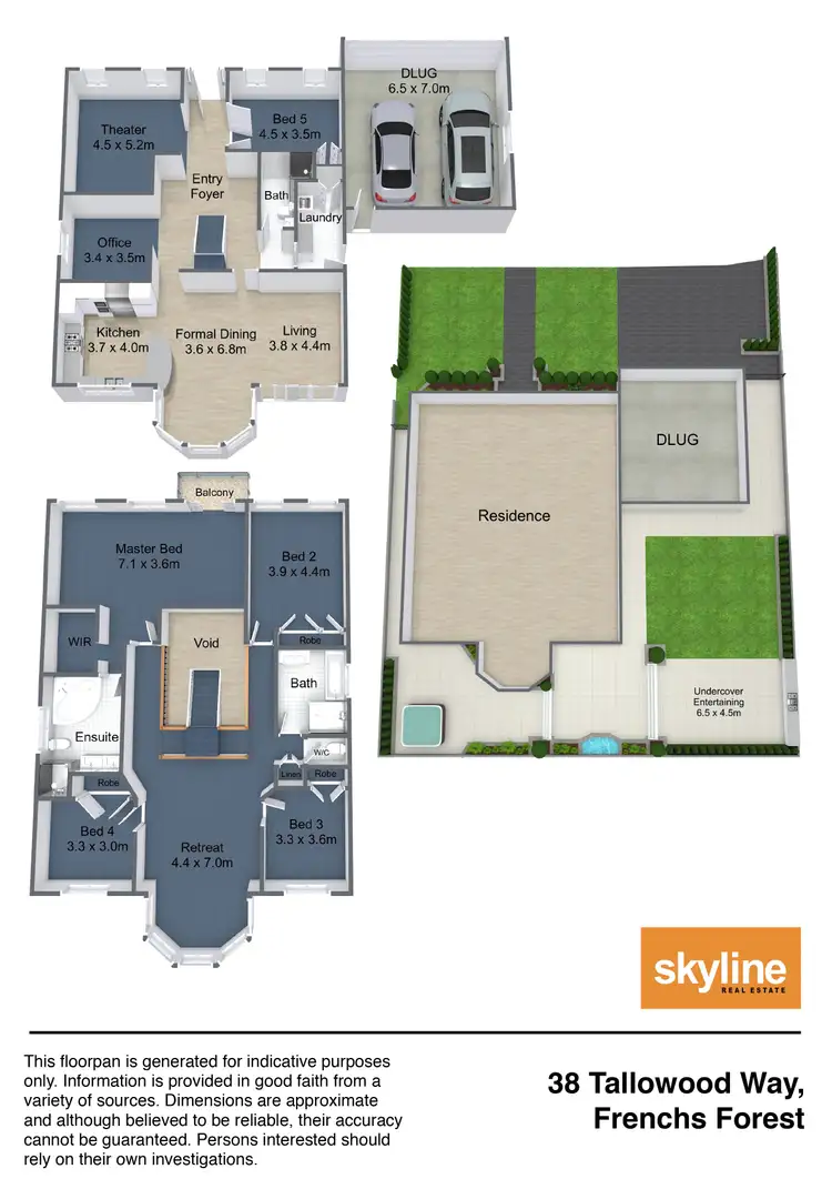 Floorplan of Homely house listing, 38 Tallowood Way, Frenchs Forest NSW 2086
