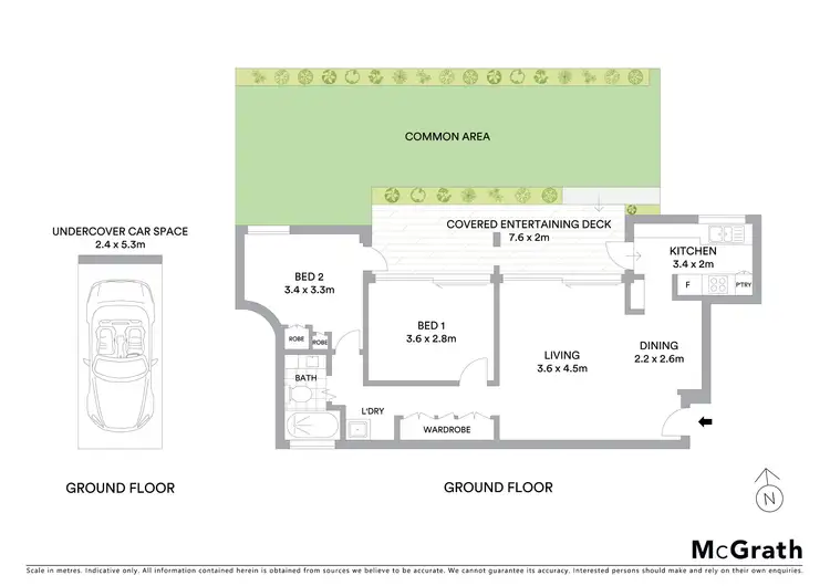 Floorplan of Homely unit listing, 1/14 Robertson Street, Narrabeen NSW 2101