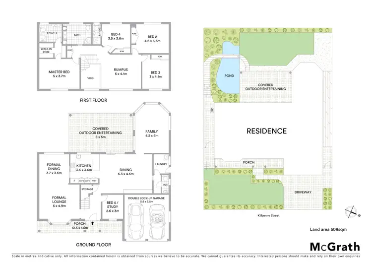 Floorplan of Homely house listing, 8 Kilbenny Street, Kellyville Ridge NSW 2155