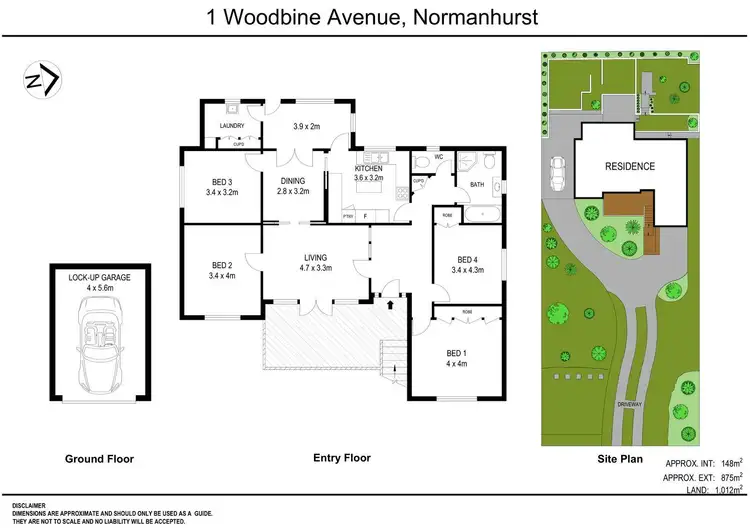 Floorplan of Homely house listing, 1 Woodbine Avenue, Normanhurst NSW 2076